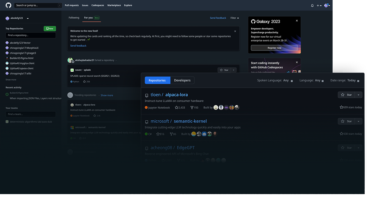 GitHub DevOps Dashboard